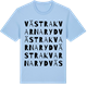 Blue Soul t-shirt med Västra Kvarnaryd ordlek t-shirt