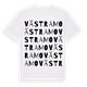 White t-shirt med Västra Mo ordlek t-shirt