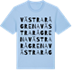 Blue Soul t-shirt med Västra Rågrena ordlek t-shirt