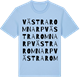 Blue Soul t-shirt med Västra Romnarp ordlek t-shirt