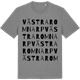 Mid Heather Gray t-shirt med Västra Romnarp ordlek t-shirt