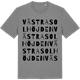 Mid Heather Gray t-shirt med Västra Solhöjden ordlek t-shirt