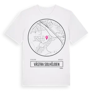Västra Solhöjden t-shirt – ekologisk bomull t-shirt från Pinshirt