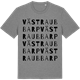 Mid Heather Gray t-shirt med Västra Ubbarp ordlek t-shirt