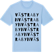 Blue Soul t-shirt med Västrabyn ordlek t-shirt