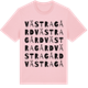 Pink Cotton t-shirt med Västragård ordlek t-shirt