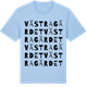 Blue Soul t-shirt med Västragärdet ordlek t-shirt
