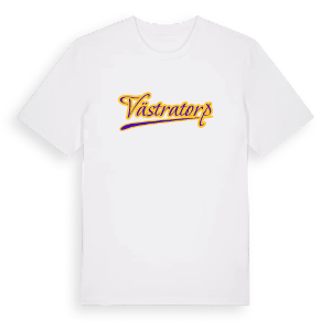 Västratorp baseball t-shirt – ekologisk bomull t-shirt från Pinshirt