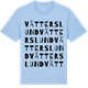 Blue Soul t-shirt med Vätterslund ordlek t-shirt