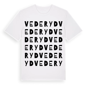 Vederyd ordlek t-shirt – ekologisk bomull t-shirt från Pinshirt