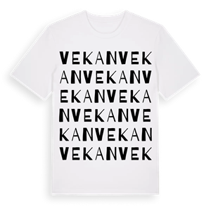 Vekan ordlek t-shirt – ekologisk bomull t-shirt från Pinshirt