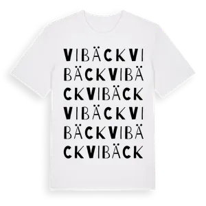 Vibäck ordlek t-shirt – ekologisk bomull t-shirt från Pinshirt