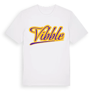 Vibble baseball t-shirt – ekologisk bomull t-shirt från Pinshirt