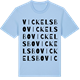 Blue Soul t-shirt med Vickelsbo ordlek t-shirt