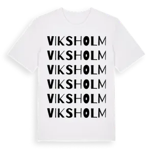 Viksholm ordlek t-shirt – ekologisk bomull t-shirt från Pinshirt