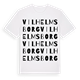 Vilhelmsborg ordlek t-shirt