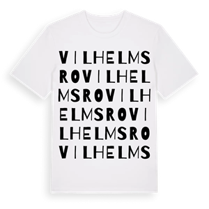 Vilhelmsro ordlek t-shirt – ekologisk bomull t-shirt från Pinshirt