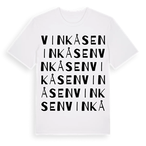 Vinkåsen ordlek t-shirt – ekologisk bomull t-shirt från Pinshirt