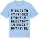 Blue Soul t-shirt med Vinkeltomta ordlek t-shirt