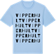 Blue Soul t-shirt med Vipperhult ordlek t-shirt