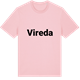 Pink Cotton t-shirt med Vireda fetstil t-shirt