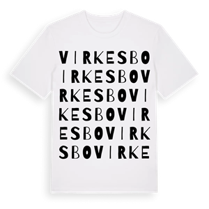 Virkesbo ordlek t-shirt – ekologisk bomull t-shirt från Pinshirt