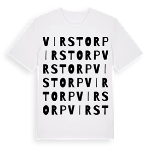 Virstorp ordlek t-shirt – ekologisk bomull t-shirt från Pinshirt