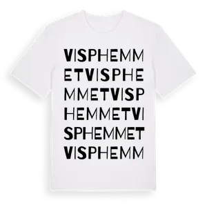Visphemmet ordlek t-shirt – ekologisk bomull t-shirt från Pinshirt