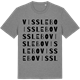 Mid Heather Gray t-shirt med Visslebo ordlek t-shirt