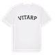Vitarp böjd t-shirt