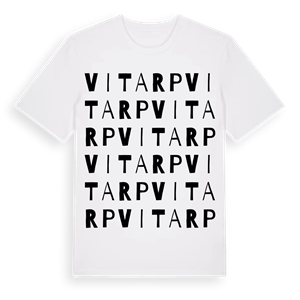 Vitarp ordlek t-shirt – ekologisk bomull t-shirt från Pinshirt