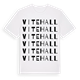 Vitehall ordlek t-shirt