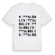 Vittskögle ordlek t-shirt
