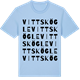 Blue Soul t-shirt med Vittskögle ordlek t-shirt
