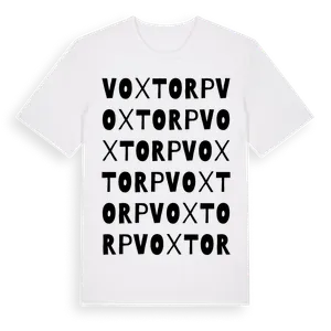 Voxtorp ordlek t-shirt – ekologisk bomull t-shirt från Pinshirt