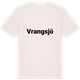 Vintage White t-shirt med Vrangsjö fetstil t-shirt
