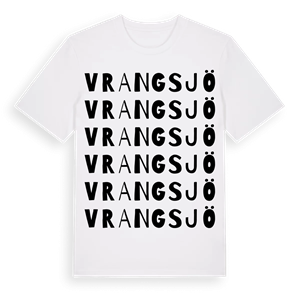 Vrangsjö ordlek t-shirt – ekologisk bomull t-shirt från Pinshirt