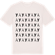 Vintage White t-shirt med Ya ordlek t-shirt