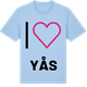 Blue Soul t-shirt med Jag älskar Yås t-shirt stort tryck