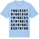 Blue Soul t-shirt med Yggersryd ordlek t-shirt