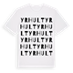 Yrhult ordlek t-shirt