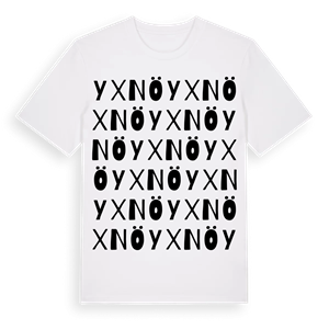 Yxnö ordlek t-shirt – ekologisk bomull t-shirt från Pinshirt