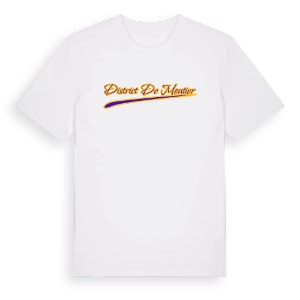 District de Moutier baseball t-shirt – ekologisk bomull t-shirt från Pinshirt