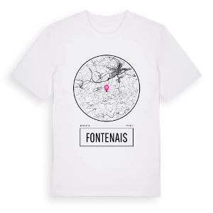 Fontenais t-shirt – ekologisk bomull t-shirt från Pinshirt