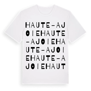 Haute-Ajoie ordlek t-shirt – ekologisk bomull t-shirt från Pinshirt