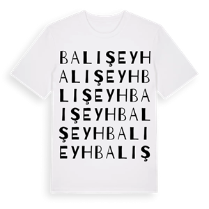 Balışeyh ordlek t-shirt – ekologisk bomull t-shirt från Pinshirt