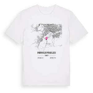 Fabrikalar Mahallesi karta t-shirt – ekologisk bomull t-shirt från Pinshirt