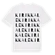 Kırıkkale ordlek t-shirt