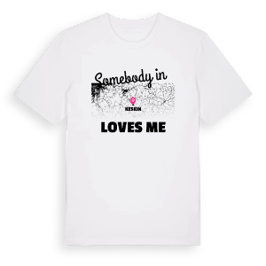 Någon i Keskin älskar mig t-shirt – ekologisk bomull t-shirt från Pinshirt