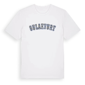 Sulakyurt college t-shirt – ekologisk bomull t-shirt från Pinshirt